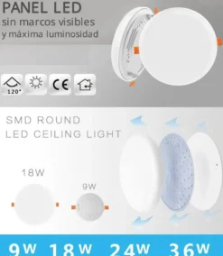 Downlight Led KRAMFOR Frameless 18W Ajustable