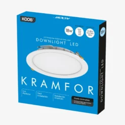Downlight LED KRAMFOR 18W CCT Ajustable con Potencia Regulable Empotrable