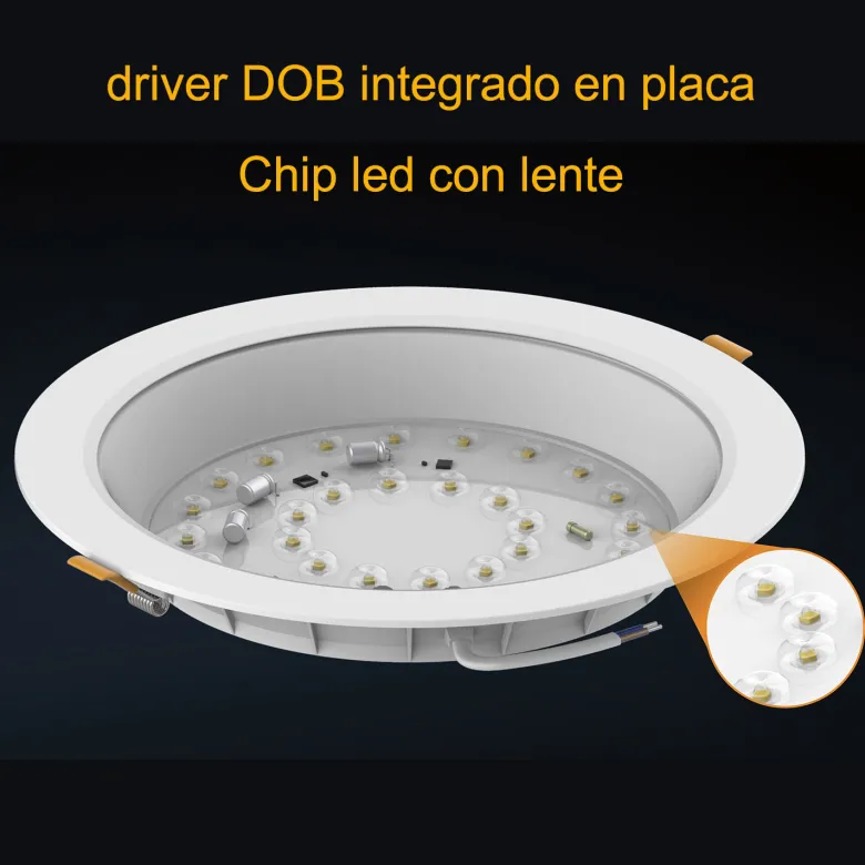 Downlight LED KRAMFOR 18W CCT Ajustable con Potencia Regulable Empotrable