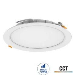 Downlight LED KRAMFOR 18W CCT Ajustable con Potencia Regulable Empotrable