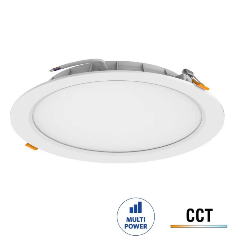 Downlight LED KRAMFOR 18W CCT Ajustable con Potencia Regulable Empotrable