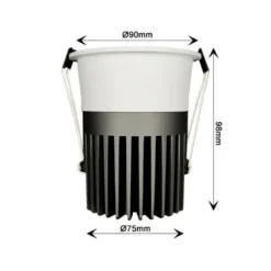 Downlight Led LUCERNA BRIDGELUX Chip, 18-24W, UGR 11, 4CCT, CRI>92