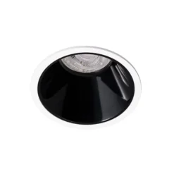 Downlight Led MOS UGR17 Round, 7W, blanco/negro cromo