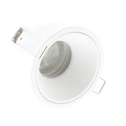 Downlight Led MOS UGR17 Round, 7W, blanco/negro cromo
