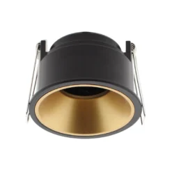 Downlight Led MOS UGR17 Round, 7W, negro/negro