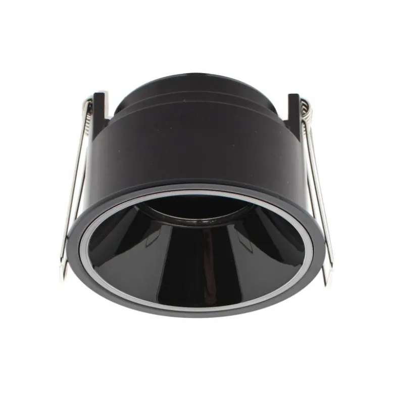 Downlight Led MOS UGR17 Round, 7W, negro/negro