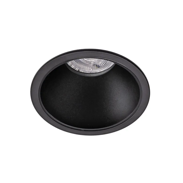Downlight Led MOS UGR17 Round, 7W, negro/negro
