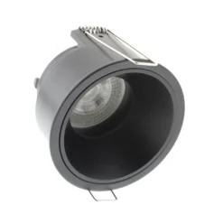 Downlight Led MOS UGR17 Round, 7W, negro/dorado