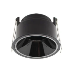 Downlight Led MOS UGR17 Round, 7W, negro/dorado