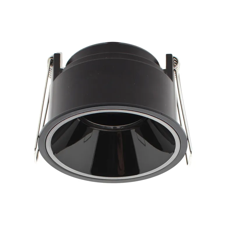 Downlight Led MOS UGR17 Round, 7W, negro/dorado