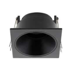 Downlight Led MOS UGR17 Square, 7W, negro/negro