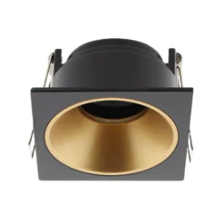 Downlight Led MOS UGR17 Square, 7W, negro/negro