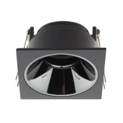 Downlight Led MOS UGR17 Square, 7W, negro/negro