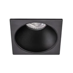Downlight Led MOS UGR17 Square, 7W, negro/negro