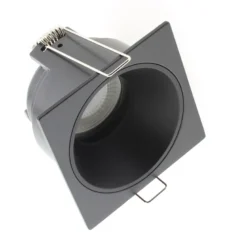 Downlight Led MOS UGR17 Square, 7W, negro/negro