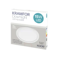 Downlight / Plafón Led KRAMFOR EPISTAR 15W Ajustable