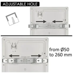 Downlight / Plafón Led KUB, 24W, LUMILED Chip, CCT ajustable, negro