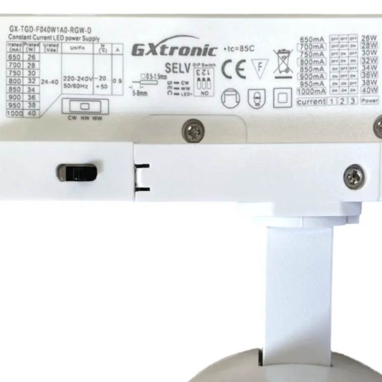 Driver LED ROMA/SAMOS, 40W-26W, blanco, trifásico
