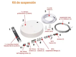 FANT Suspend Lámpara Ø750mm, 20+4W, RGB+CCT, WiFi