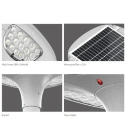 Farola LED Solar URBAN UFO LAND, 100W