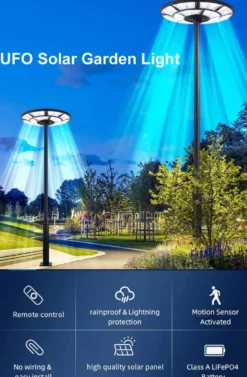 Farola LED Solar URBAN UFO 800W