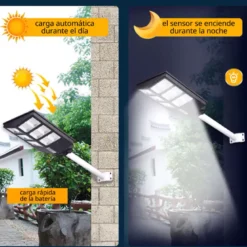 Farola LED Solar URBAN 200W, 3,2V / 15000mAH