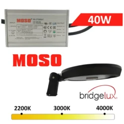 Farola LED 40W EUROCITY, 75x150°