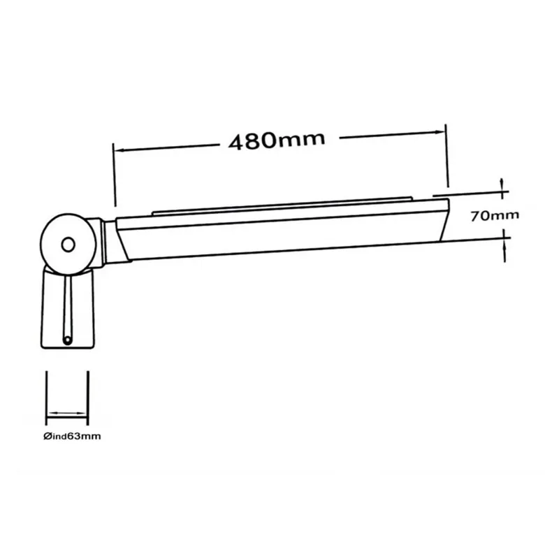 Farola LED 40W EUROCITY, 75x150°