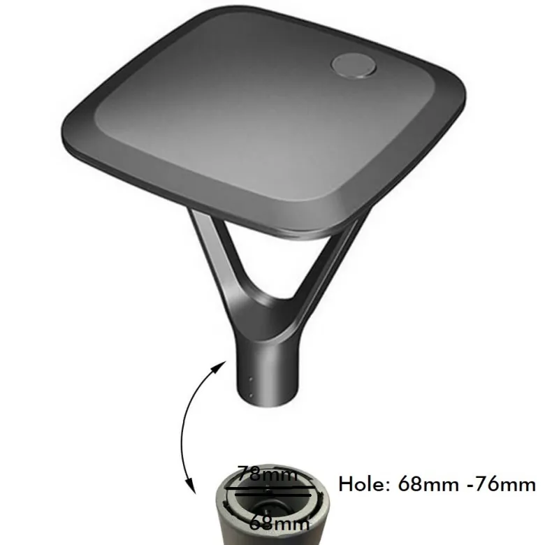 Farola LED 10-100W TURIN Driver Programable Xitanium