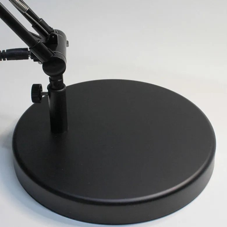 Flexo Led BRESSLO LUPA articulado, negro