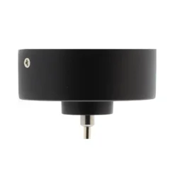 Florón redondo negro, Ø75mm, Ø3mm