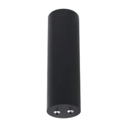 Florón redondo negro, Ø75x250mm