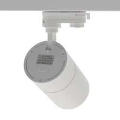 Foco carril Monofásico PIKE RAIL LED blanco 30W, CCT, Triac regulable