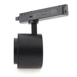 Foco carril Monofásico ROMA, 40W-34W, negro, regulable 24º-60º, UGR13, CCT