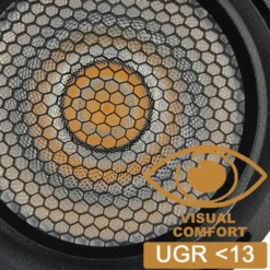 Foco carril Monofásico ROMA, 40W-34W, negro, regulable 24º-60º, UGR13, CCT