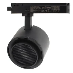 Foco carril Monofásico ROMA, 40W-34W, negro, regulable 24º-60º, UGR13, CCT
