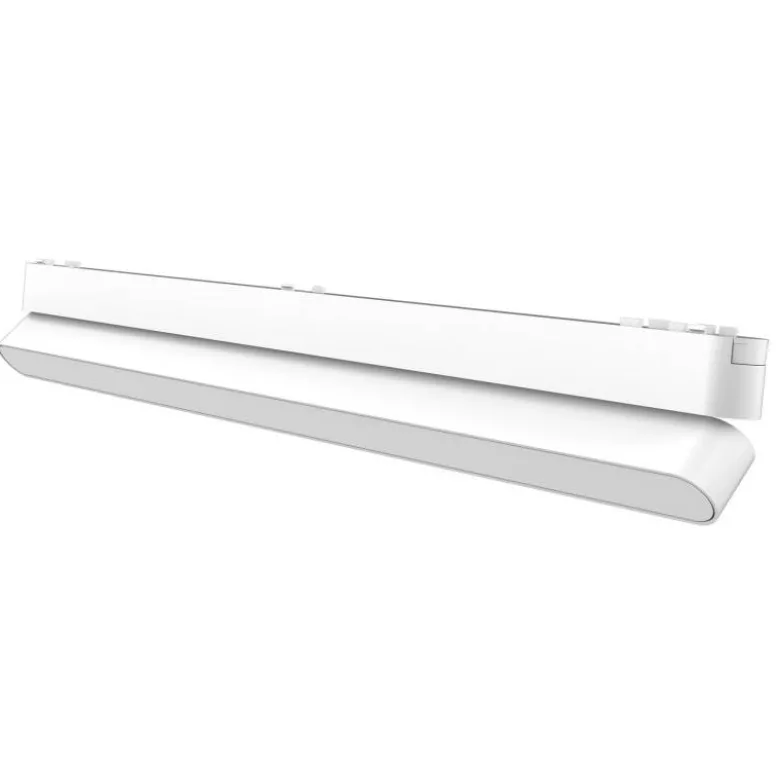 Foco carril SNOW SLIM 378mm Basculante 48V, 18W, 90º, blanco