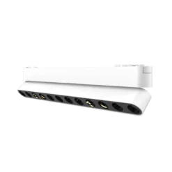 Foco carril SNOW SLIM 252mm Basculante 48V, 12W, 24º, blanco