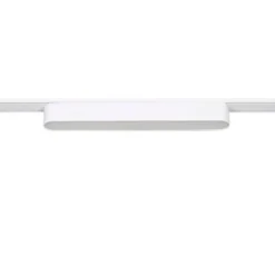 Foco carril SNOW SLIM 252mm 48V, 12W, 90º, blanco