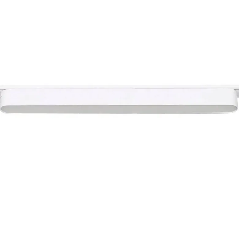 Foco carril SNOW SLIM 378mm 48V, 18W, 90º, blanco
