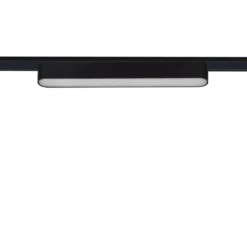Foco carril SNOW SLIM 252mm 48V, 12W, 90º, negro
