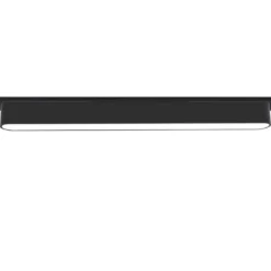 Foco carril SNOW SLIM 378mm 48V, 18W, 90º, negro