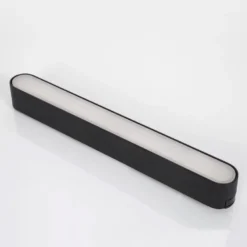 Foco carril SNOW SLIM 378mm 48V, 18W, 90º, negro