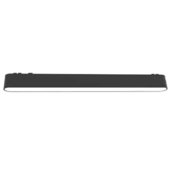 Foco carril SNOW SLIM 378mm 48V, 18W, 90º, negro