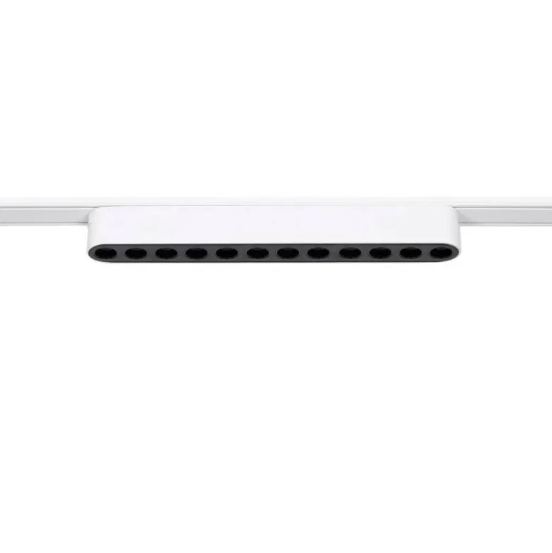 Foco carril SNOW SLIM 252mm 48V, 12W, 24º, UGR16, blanco