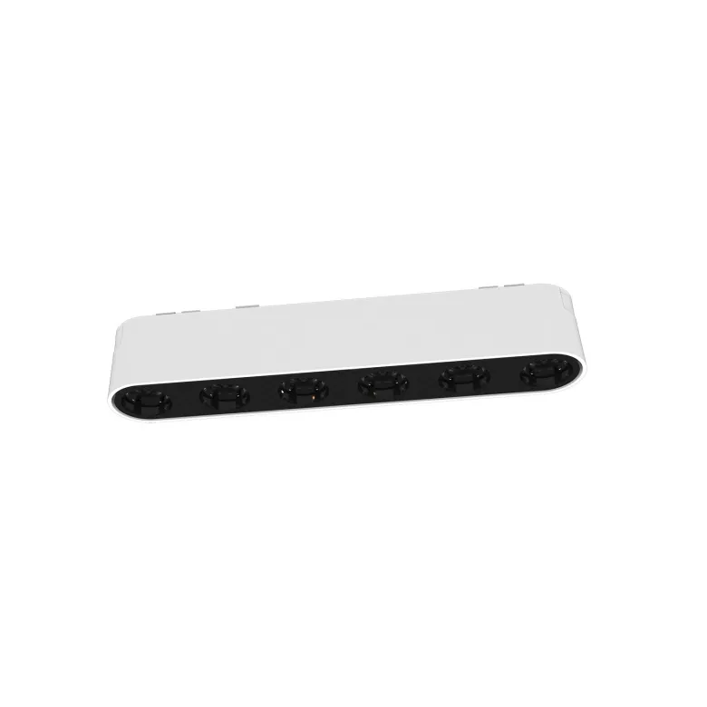 Foco carril SNOW SLIM 252mm 48V, 12W, 24º, UGR16, blanco
