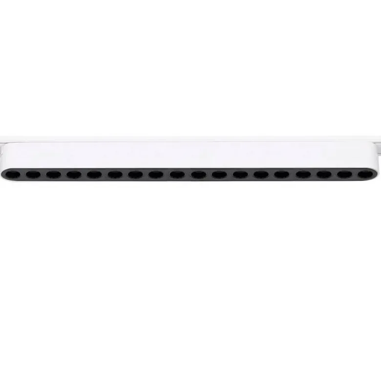 Foco carril SNOW SLIM 378mm 48V, 18W, 24º, UGR16, blanco