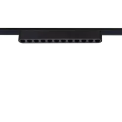 Foco carril SNOW SLIM 252mm 48V, 12W, 24º, UGR16, negro