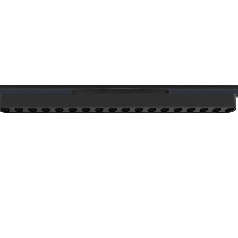 Foco carril SNOW SLIM 378mm 48V, 18W, 24º, UGR16, negro
