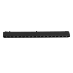 Foco carril SNOW SLIM 378mm 48V, 18W, 24º, UGR16, negro